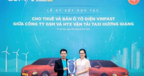 Thêm hai đối tác độc quyền của Xanh SM triển khai taxi điện tại Bắc Giang, Cà Mau