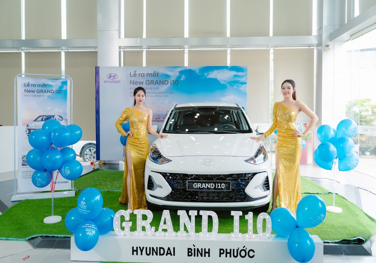 Hyundai Bình Phước Ra Mắt Xe Grand i10 2024 Tại Showroom 3S Bình Phước