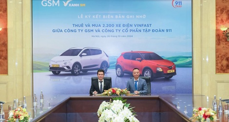 Một doanh nghiệp Việt đem 10% tổng tài sản thuê, mua 2.200 ô tô điện VinFast