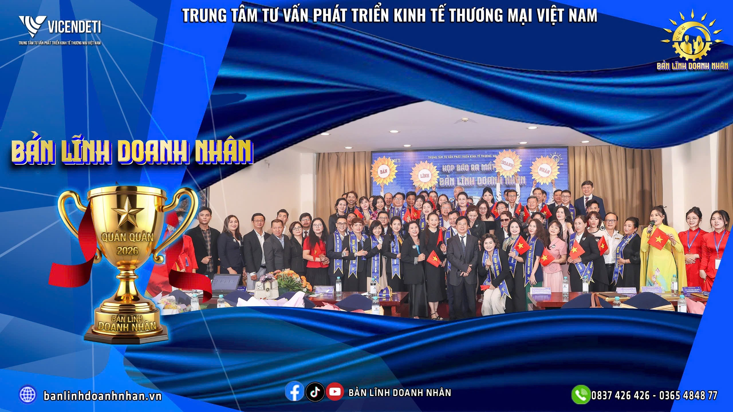 Ký kết chiến lược cùng đối tác – Dự án “Bản lĩnh Doanh nhân” khẳng định sức mạnh thương hiệu cộng đồng