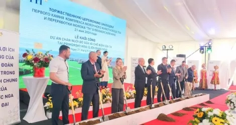 Tiến thêm một bước ở thị trường Nga, Tập đoàn TH khởi công dự án lớn ở vùng Viễn Đông Tiến thêm một bước ở thị trường Nga, Tập đoàn TH khởi công dự án lớn ở vùng Viễn Đông