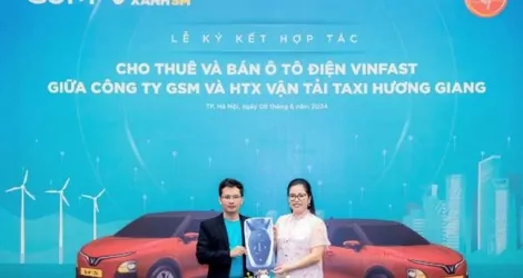 Thêm hai đối tác độc quyền của Xanh SM triển khai taxi điện tại Bắc Giang, Cà Mau